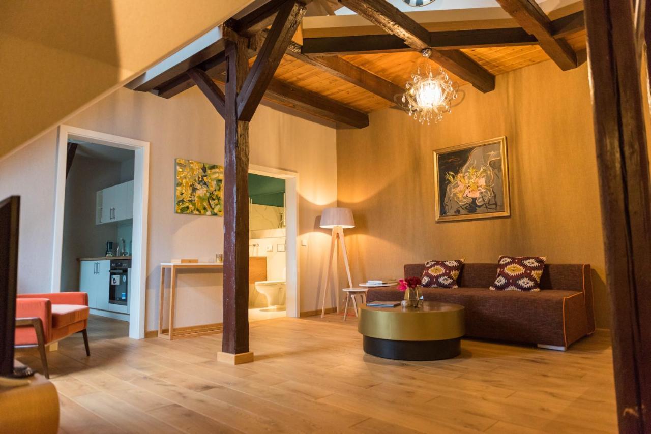 Apartmenthaus Am Dom Junior Suite Mit Parkplatz Zwickau Luaran gambar