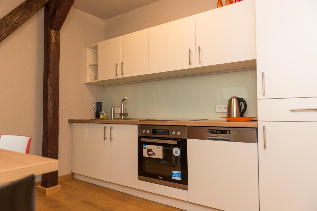 Apartmenthaus Am Dom Junior Suite Mit Parkplatz Zwickau Luaran gambar