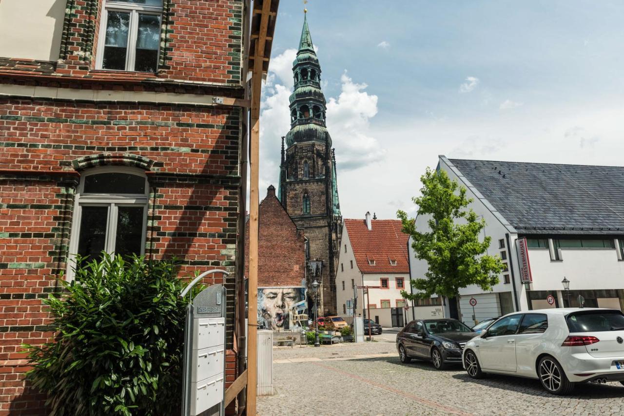 Apartmenthaus Am Dom Junior Suite Mit Parkplatz Zwickau Luaran gambar
